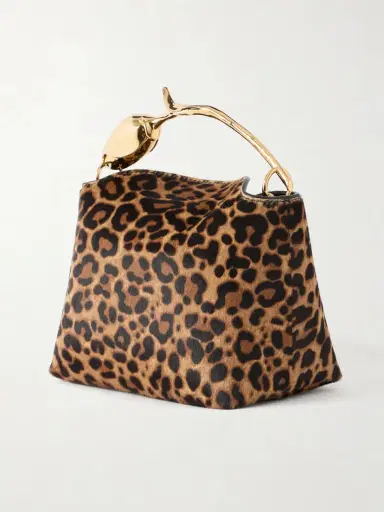 Erdem Bloom Mini Animal-print Calf Hair Clutch | Thumbnail 4 Erdem Bloom Mini Animal-print Calf Hair Clutch | Thumbnail 4