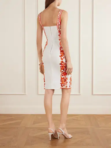 Dolce & Gabbana Printed Silk-blend Charmeuse Mini Dress | Thumbnail 3 Dolce & Gabbana Printed Silk-blend Charmeuse Mini Dress | Thumbnail 3
