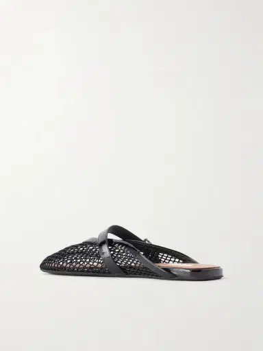 Alaïa Fishnet Flat Mules | Thumbnail 3 Alaïa Fishnet Flat Mules | Thumbnail 3
