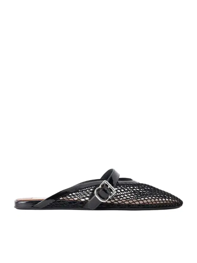 Alaïa Fishnet Flat Mules