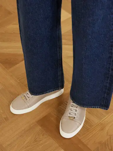 Jennifer Chamandi Embellished Leather Sneakers | Thumbnail 2 Jennifer Chamandi Embellished Leather Sneakers | Thumbnail 2