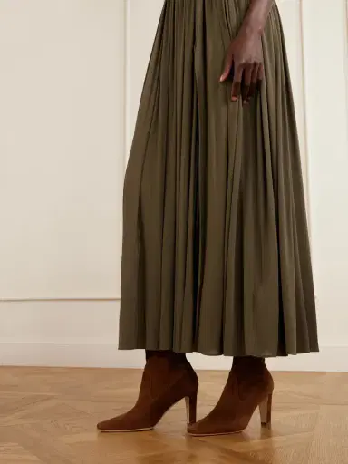 Manolo Blahnik Pavisco 90 Suede Boots | Thumbnail 2
