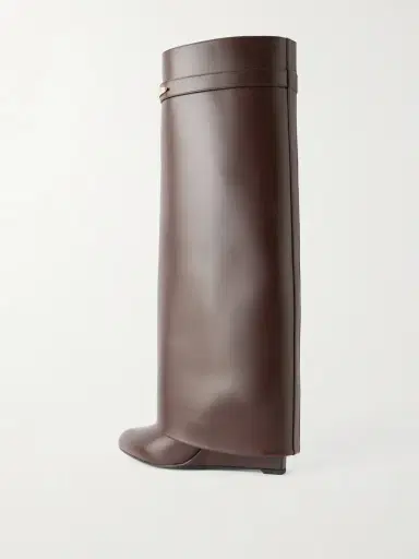 Givenchy Shark Leather Knee Boots | Thumbnail 3