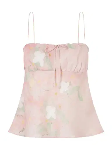 BERNADETTE Riri Floral-print Linen Camisole | Thumbnail 1 BERNADETTE Riri Floral-print Linen Camisole | Thumbnail 1
