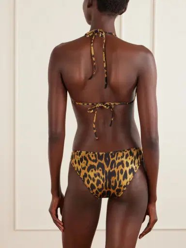 Gucci Leopard-print Logo-detailed Bikini | Thumbnail 3