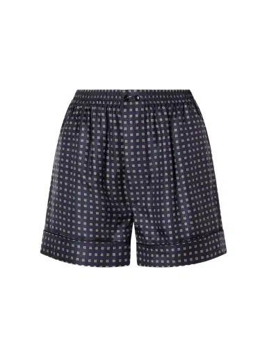 Saint Laurent Printed Silk-twill Shorts | Thumbnail 1