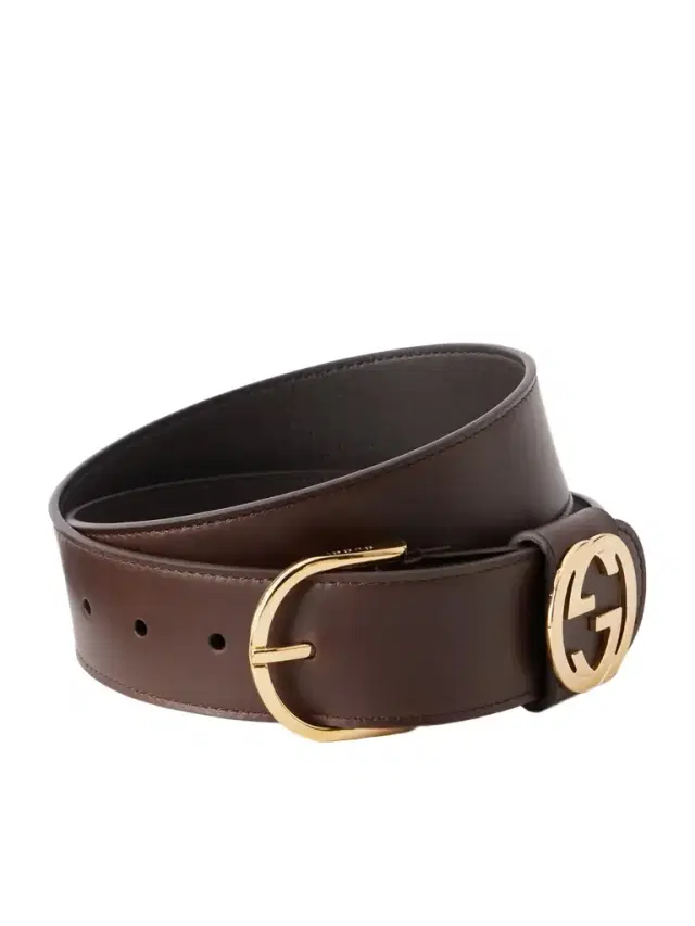 Logo-detailed Leather Belt