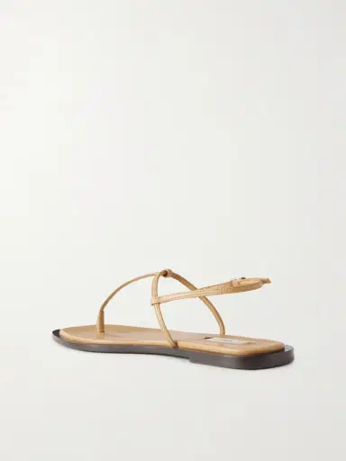 TOTEME T-strap Leather Flats | Thumbnail 3 TOTEME T-strap Leather Flats | Thumbnail 3