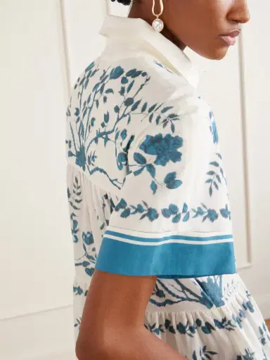 Erdem Floral-print Cotton And Linen-blend Midi Dress | Thumbnail 4 Erdem Floral-print Cotton And Linen-blend Midi Dress | Thumbnail 4