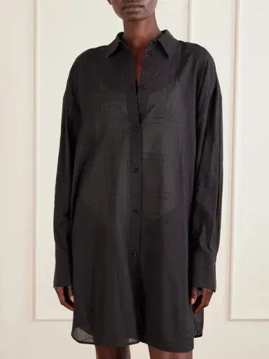 TOTEME Organic Cotton And Lyocell-blend Shirt | Thumbnail 3 TOTEME Organic Cotton And Lyocell-blend Shirt | Thumbnail 3