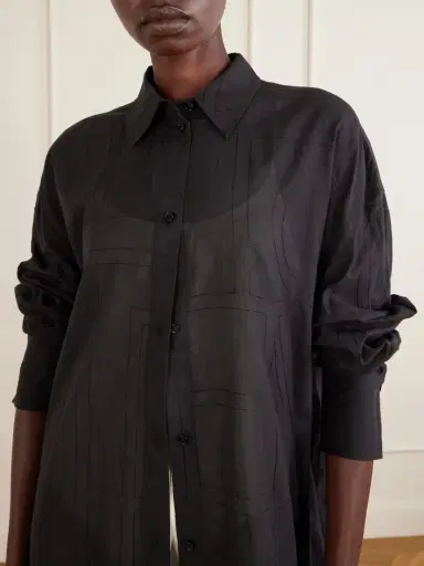 TOTEME Organic Cotton And Lyocell-blend Shirt | Thumbnail 5 TOTEME Organic Cotton And Lyocell-blend Shirt | Thumbnail 5