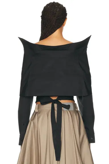 Balenciaga Off The Shoulder Shirt | Thumbnail 4 Balenciaga Off The Shoulder Shirt | Thumbnail 4