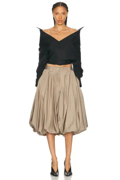 Balenciaga Off The Shoulder Shirt | Thumbnail 5 Balenciaga Off The Shoulder Shirt | Thumbnail 5
