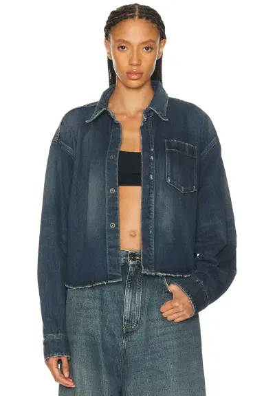Balenciaga Classic Denim Shirt | Thumbnail 1 Balenciaga Classic Denim Shirt | Thumbnail 1
