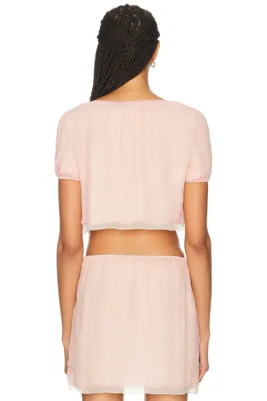 Miu Miu Chiffon Top | Thumbnail 3 Miu Miu Chiffon Top | Thumbnail 3