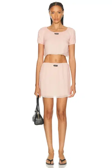 Miu Miu Chiffon Top | Thumbnail 4 Miu Miu Chiffon Top | Thumbnail 4