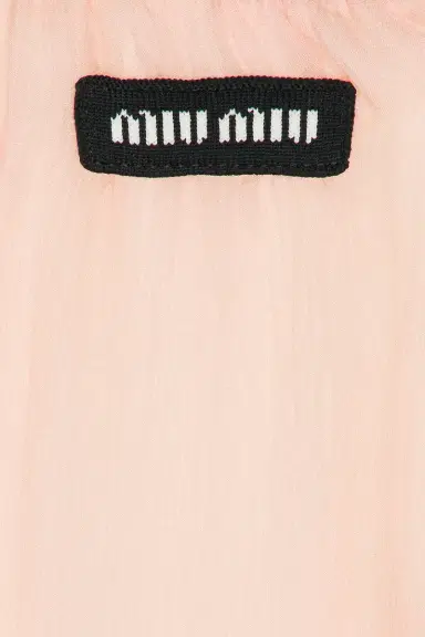 Miu Miu Chiffon Top | Thumbnail 5 Miu Miu Chiffon Top | Thumbnail 5
