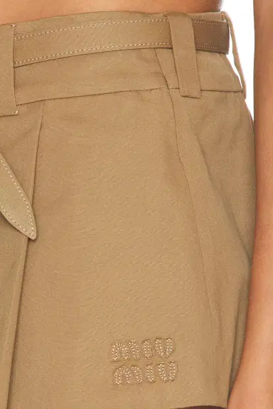 Miu Miu Popeline Skirt | Thumbnail 6 Miu Miu Popeline Skirt | Thumbnail 6