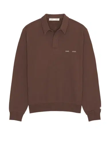 Quiet Golf Monogram Washed Rugby Sweater | Thumbnail 5 Quiet Golf Monogram Washed Rugby Sweater | Thumbnail 5