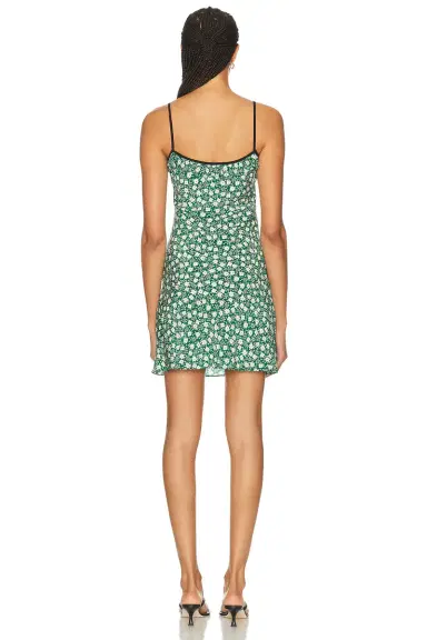 Miu Miu Crepe De Chine Fiore Dress | Thumbnail 3