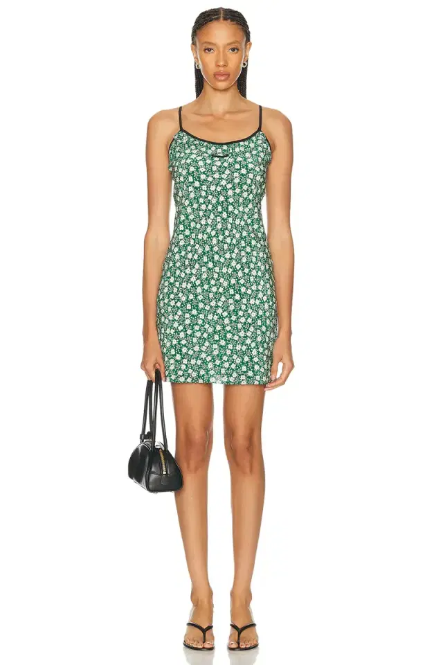 Crepe De Chine Fiore Dress