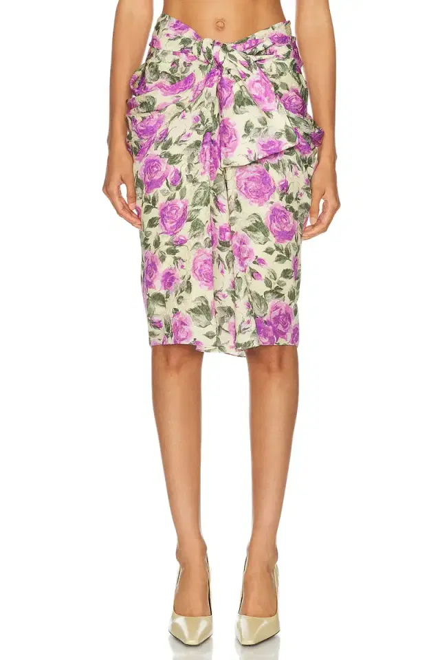 Chloe Above The Knee Wrapped Skirt