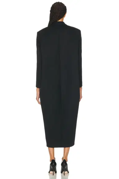 Balenciaga Long Chunky Wool Coat | Thumbnail 3 Balenciaga Long Chunky Wool Coat | Thumbnail 3
