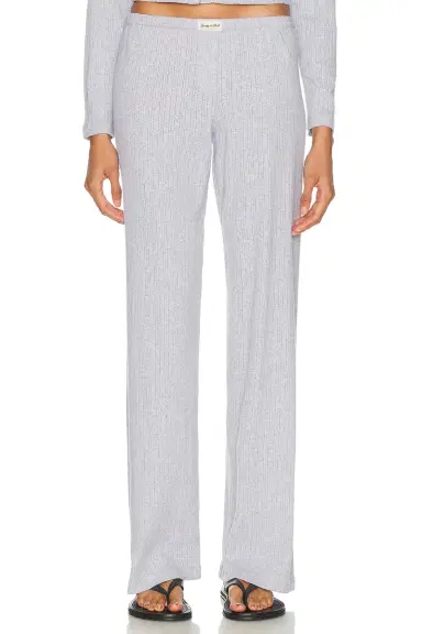 Sporty & Rich Signature Logo Pointelle Trouser | Thumbnail 1