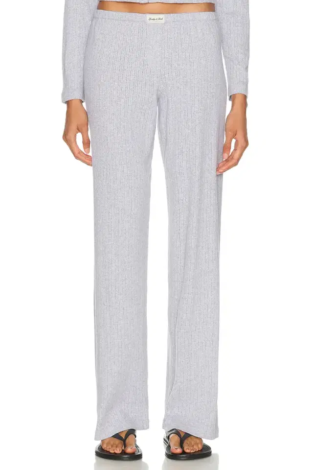 Signature Logo Pointelle Trouser