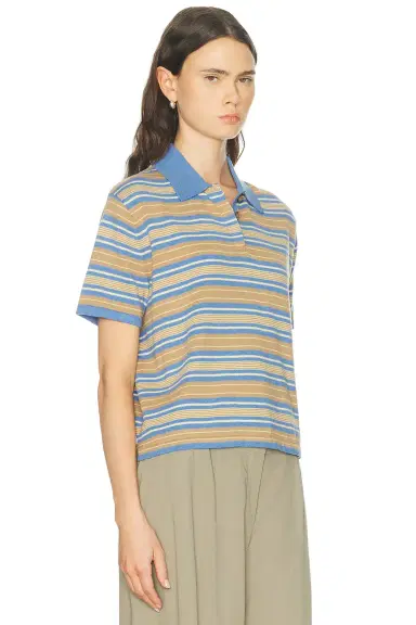Guest In Residence Short Sleeve Stripe Rugby Top | Thumbnail 2 Guest In Residence Short Sleeve Stripe Rugby Top | Thumbnail 2