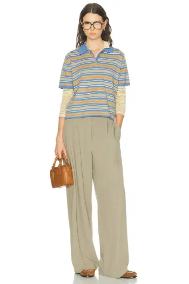 Guest In Residence Short Sleeve Stripe Rugby Top | Thumbnail 4 Guest In Residence Short Sleeve Stripe Rugby Top | Thumbnail 4