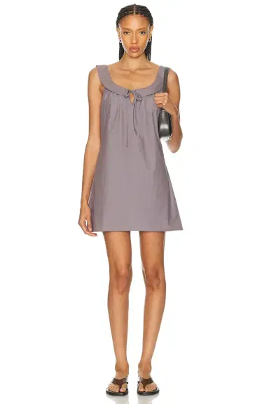Deiji Studios Rounded Neck Dress | Thumbnail 1