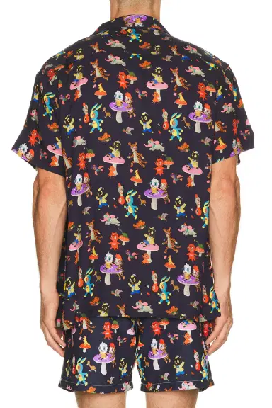 Arrels Barcelona Catch The Wind x Gary Baseman Camp Collar Shirt | Thumbnail 2