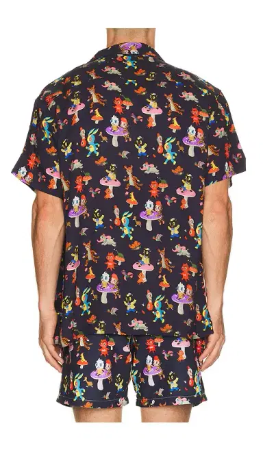 Arrels Barcelona Catch The Wind x Gary Baseman Camp Collar Shirt | Thumbnail 7