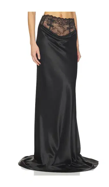 Sau Lee Lila Satin Skirt | Thumbnail 2 Sau Lee Lila Satin Skirt | Thumbnail 2