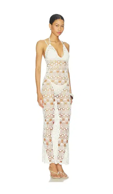 MORE TO COME Ambar Crochet Maxi Dress | Thumbnail 2 MORE TO COME Ambar Crochet Maxi Dress | Thumbnail 2