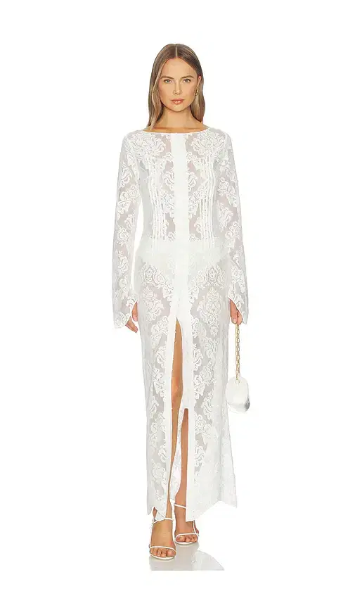 Yellow The Label x REVOLVE Demi Duster Dress