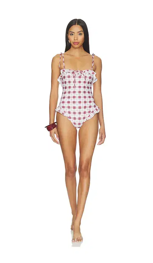 Jacelyn Ruffle One-piece