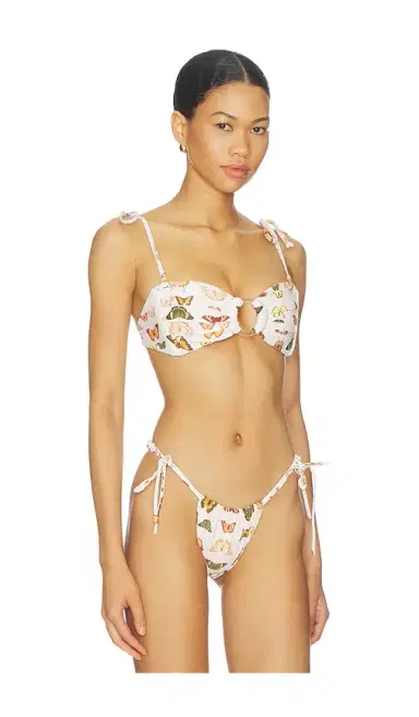 Montce Tori Ties Bandeau Bikini Top | Thumbnail 2