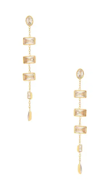 petit moments Baguette Stone Drop Earrings | Thumbnail 1 petit moments Baguette Stone Drop Earrings | Thumbnail 1