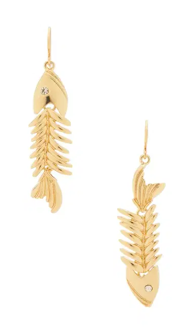 petit moments Fishbone Earrings | Thumbnail 1 petit moments Fishbone Earrings | Thumbnail 1