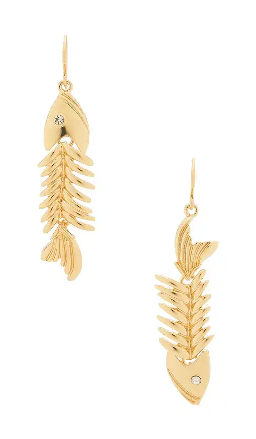 Fishbone Earrings