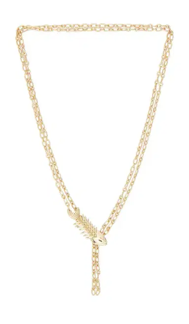 petit moments Fish Bone Necklace | Thumbnail 1 petit moments Fish Bone Necklace | Thumbnail 1