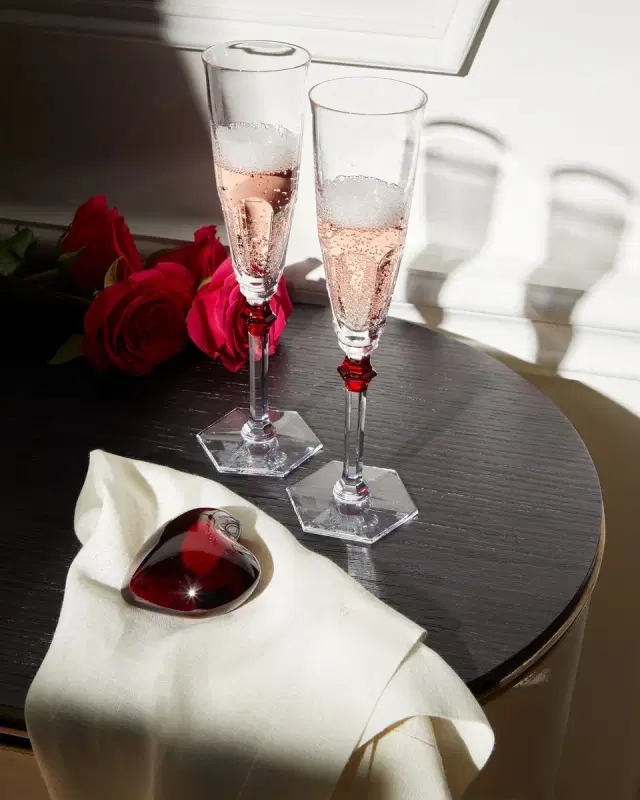 Baccarat Puffed Heart