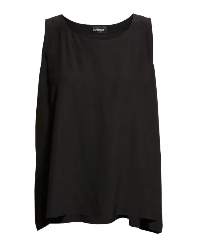 Lightweight Silk A-Line Shell