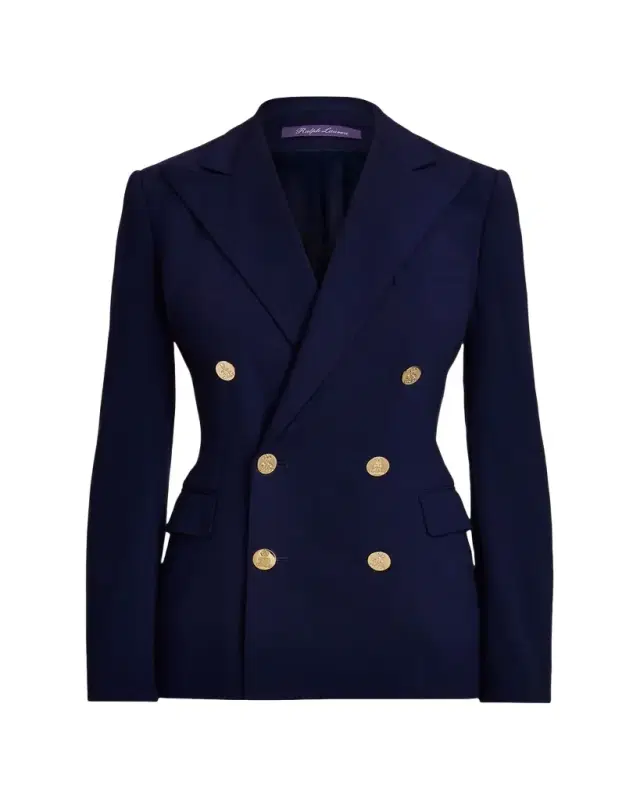 Ralph Lauren Collection Camden Wool Crepe Jacket