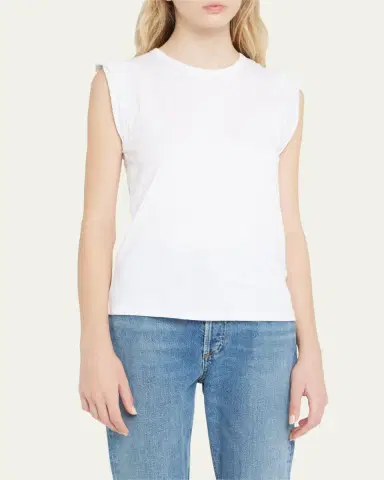 Veronica Beard Dree Muscle Tee | Thumbnail 4 Veronica Beard Dree Muscle Tee | Thumbnail 4