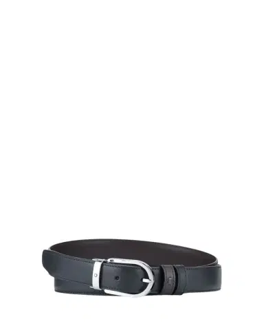 Montblanc Men's Horseshoe-Buckle Reversible Leather Belt | Thumbnail 1
