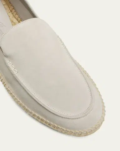 Loro Piana Men's Foldover Suede Espadrille | Thumbnail 5 Loro Piana Men's Foldover Suede Espadrille | Thumbnail 5