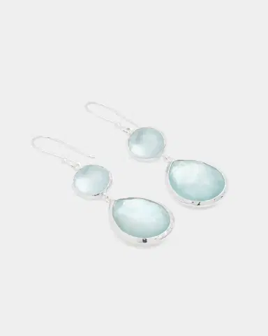 Ippolita Double Drop Earrings in Sterling Silver | Thumbnail 3